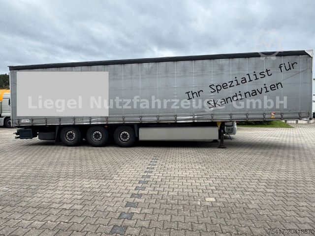 Otevřený návěs s plachtou SCHMITZ CARGOBULL SCB*S3T*Standard*Liftachse*Palettenkasten*TÜV*