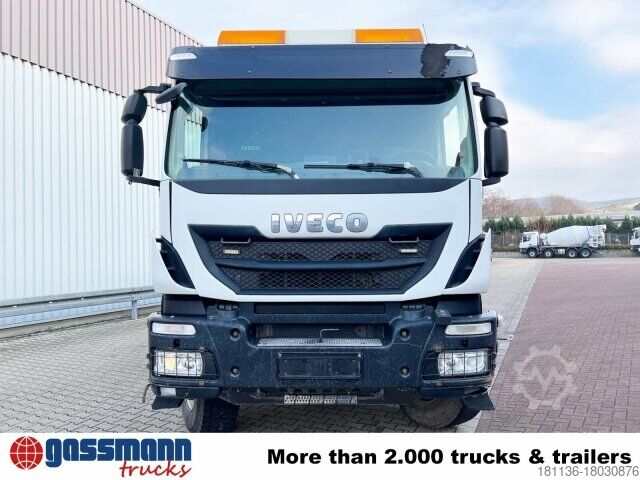 Caminhão para fins especiais Iveco Trakker AT410T50 8x4, Stahlmulde ca. 16m³, hydr.