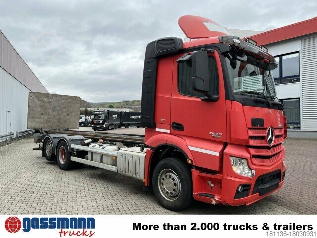 Ladbil med lad Mercedes-Benz Actros 2645 6x2, Retarder, Liftachse, AWL, Hiab