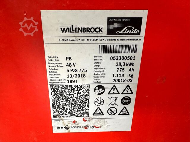 3.+4.V ndërrues anësor elektrik, 7.399 orë pune Linde E 20PH