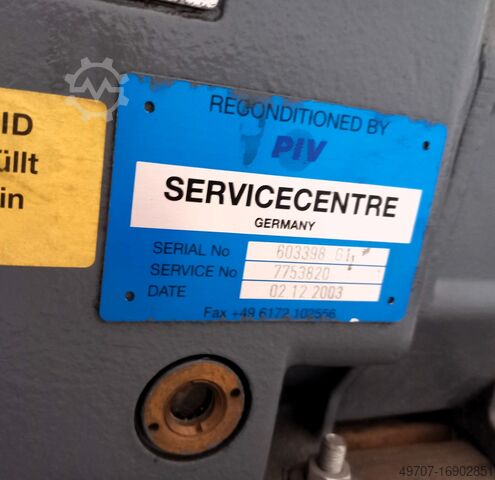 محرك موجه مع الفرامل PIV Drives FKSD 712 B3 1,5kw 0-28r/min