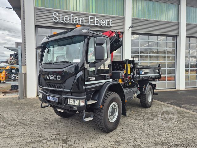 Кипер камион IVECO Eurocargo ML150E32WS 4x4 Kran HMF 1130K Funk AHK