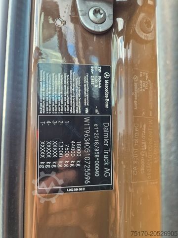 Cap tractor standard MERCEDES-BENZ Actros 1848 LS Öl-Retarder Standklima BigSpace