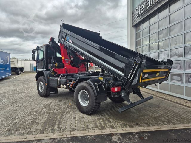 Kiper kamion IVECO Eurocargo ML150E32WS 4x4 Kran HMF 1130K Funk AHK