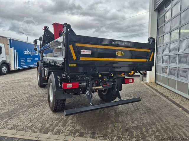 Kiper kamion IVECO Eurocargo ML150E32WS 4x4 Kran HMF 1130K Funk AHK