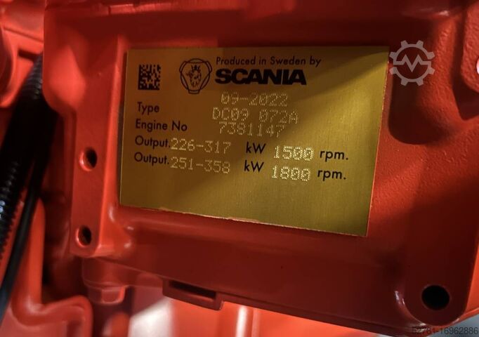 Aggregat Scania DC9 - 330 kVA Generator - DPX-17948