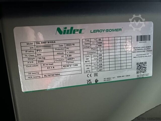 Aggregat Scania DC9 - 330 kVA Generator - DPX-17948