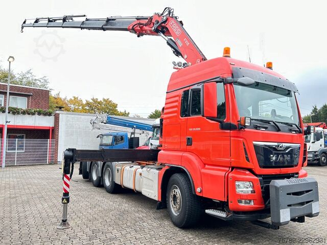 Кран, змонтований на вантажівці MAN 35.500 TGS Abroller mit Fassi F315RA.2.26 Kran