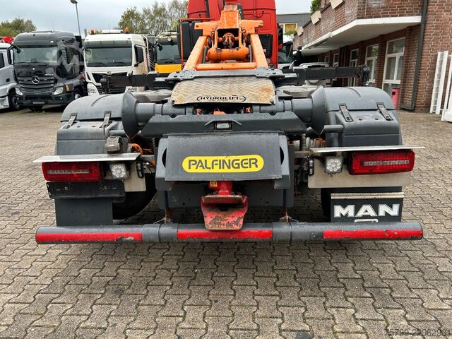 جرثقیل نصب‌شده روی کامیون MAN 35.500 TGS Abroller mit Fassi F315RA.2.26 Kran