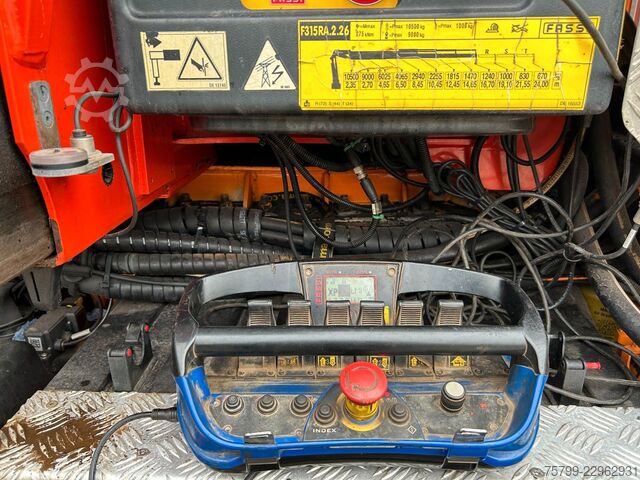 جرثقیل نصب‌شده روی کامیون MAN 35.500 TGS Abroller mit Fassi F315RA.2.26 Kran