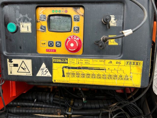 جرثقیل نصب‌شده روی کامیون MAN 35.500 TGS Abroller mit Fassi F315RA.2.26 Kran