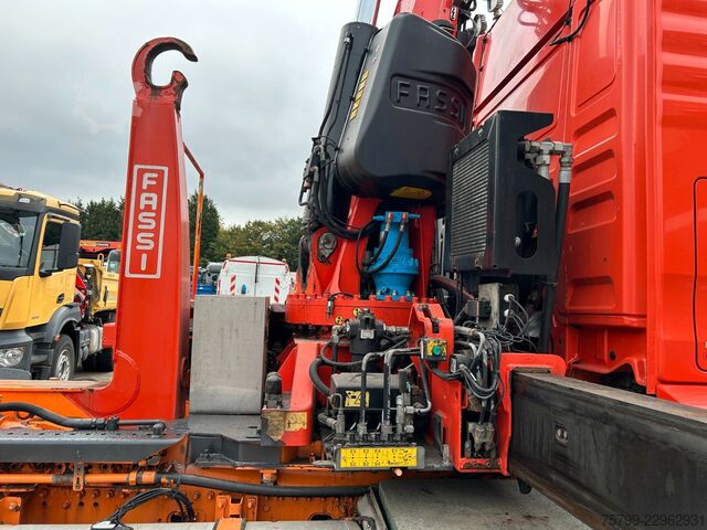 جرثقیل نصب‌شده روی کامیون MAN 35.500 TGS Abroller mit Fassi F315RA.2.26 Kran