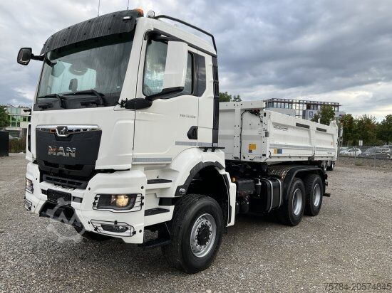 Camión volquete trilateral MAN 33.520 6X6 BL NEU BORDMATIK 3 SEITEN KIPPER HIAB KRAN MIETKAUF MöGLICH