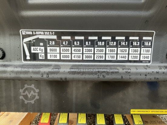 Třístranný sklápěč MAN 33.520 6X6 BL NEU BORDMATIK 3 SEITEN KIPPER HIAB KRAN MIETKAUF MöGLICH