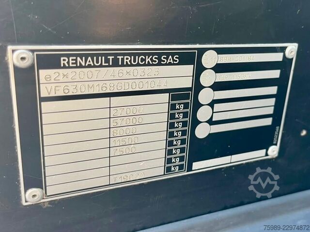 Renault C380 382430 km,  chicken transport,  EURO 6, PA...