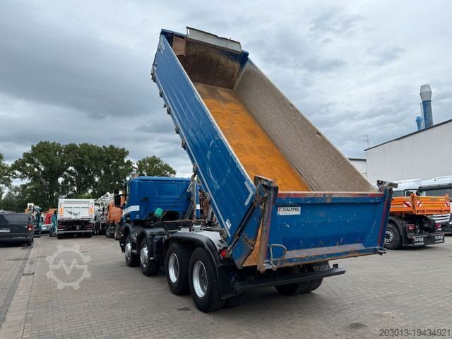 Camião basculante SCANIA P 410 8x4 Dreiseitenkipper DAUTEL