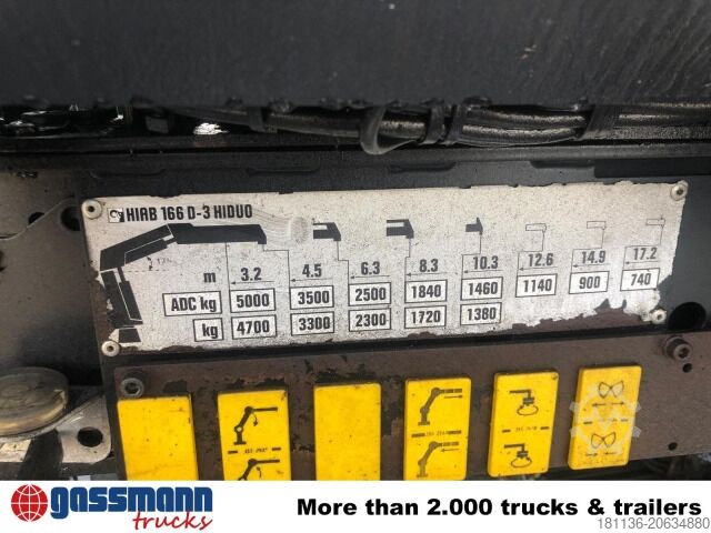 Abrollkipper Scania Scania G 480/6x2-4, Lenk-Liftachse,  Hiab Kran