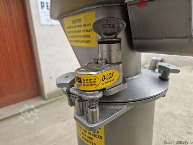 Molino cónico KEK Kemutec Modelo 120 CM de acero inoxidable resistente a ácidos KEK 120 CM