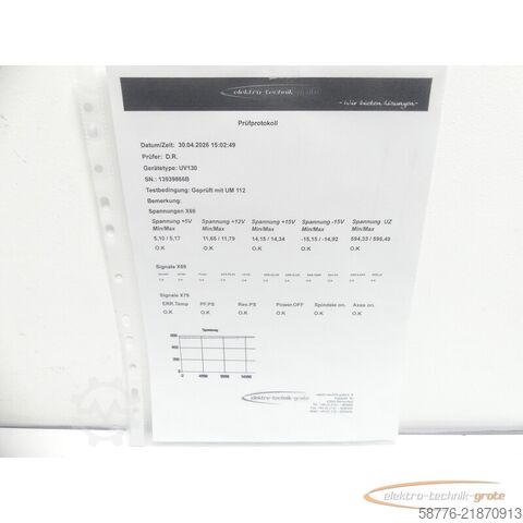 Component Heidenhain UV 130 ID 324 998-03 SN13939866B - generalüberh. m. 3 Mon. Gewährl.