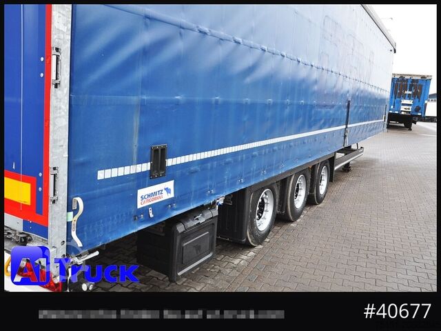 Semiremorcă deschisă cu prelată SCHMITZ SCB  24, Mega, Speed Curtain, VDI 2700, deutsche Zulassung
