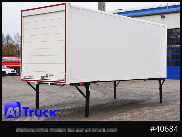 Carroçaria amovível com estrutura em caixa SPIER WB Koffer, 7,45, guter Zustand, verzinkt, Rolltor