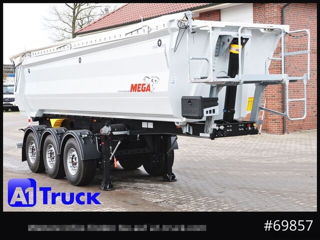 Semiremorcă basculantă REISCH Mega  25m³ Lift Stahl  SAF 4X4 Allrad 1350mm