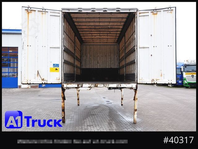 फ्लैटबेड और तिरपाल के साथ स्वैप बॉडी KRONE Wechselbrücke 7,45 Multilock, neutral