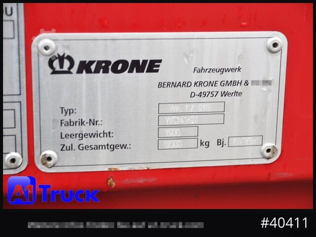 बॉक्स संरचना के साथ स्वैप बॉडी KRONE BDF 7,82 Wechselbrücke, 2680mm Innenhöhe.