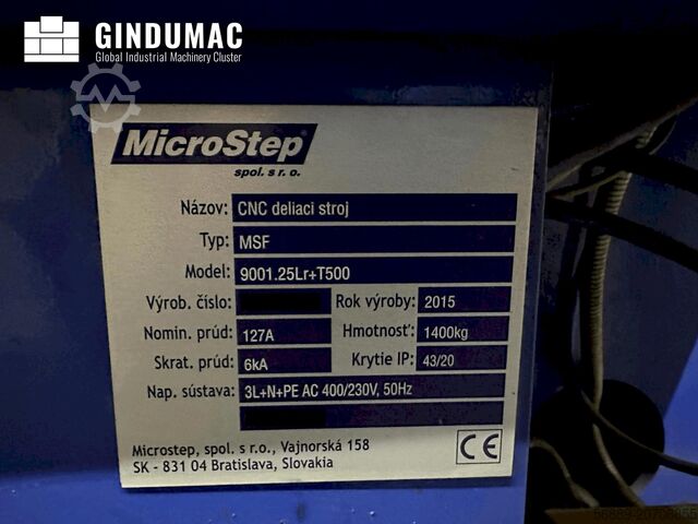 Fiber Laser Cutting Machine MicroStep MSF 9001.25Lr+T500 (2015)