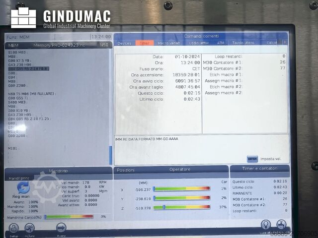 Vertikala Fleroperationsmaskiner HAAS VF-4SS