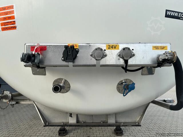 Tàu chở thực phẩm Van Hool FOOD / 39.000L / 3-COMP / INOX / NL-trailer