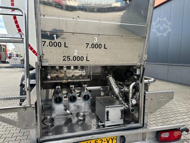 Tàu chở thực phẩm Van Hool FOOD / 39.000L / 3-COMP / INOX / NL-trailer
