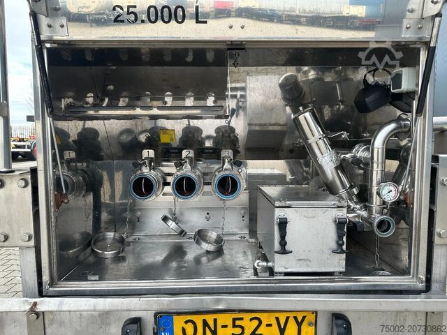 Tàu chở thực phẩm Van Hool FOOD / 39.000L / 3-COMP / INOX / NL-trailer