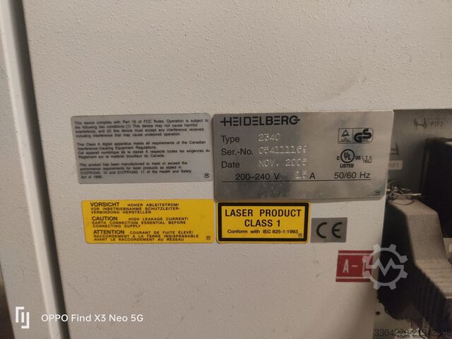 অফসেট ছাপার যন্ত্র Heidelberg 2340