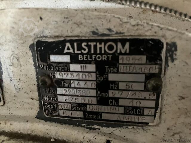 Fraiseuse ALSTHOM NUA 160 h