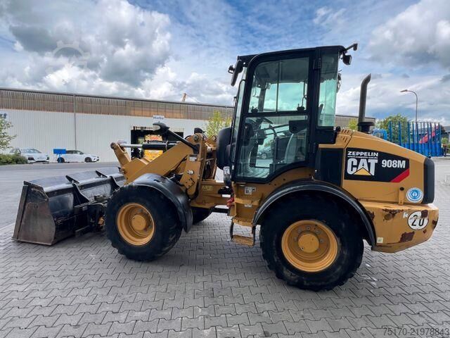 Chargeuse CAT 908M / 3.000h / Gabel / Schaufel