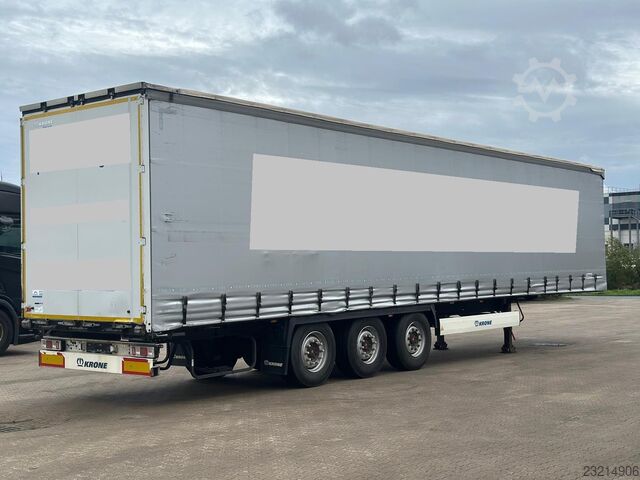 Semirremolque abierto con toldo KRONE Schiebeplane Edscha Lift SAF Achsen