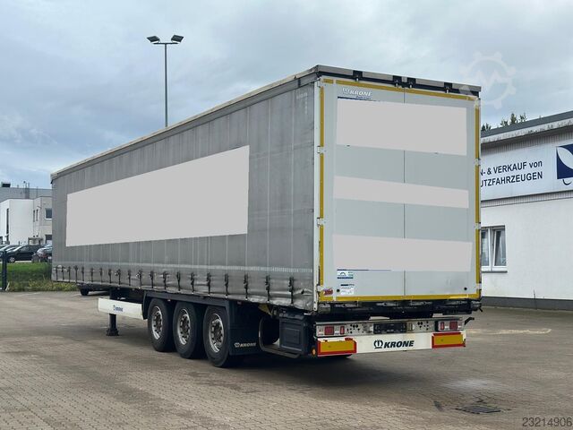 Semirremolque abierto con toldo KRONE Schiebeplane Edscha Lift SAF Achsen