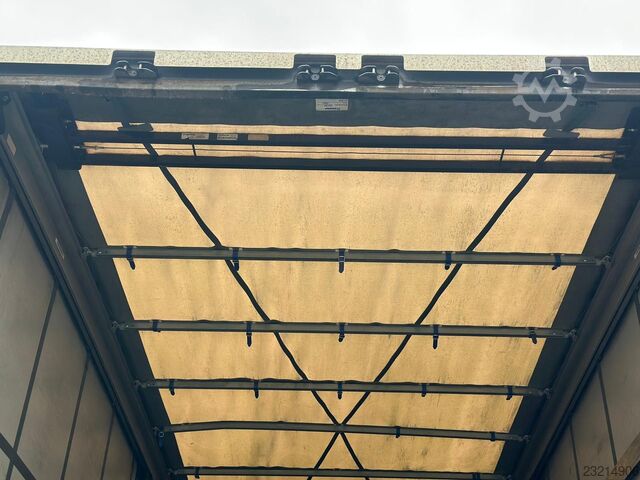 Semirremolque abierto con toldo KRONE Schiebeplane Edscha Lift SAF Achsen