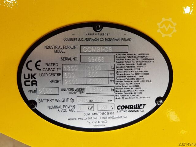 मैनुअल स्टैकर Combilift Combi-CS