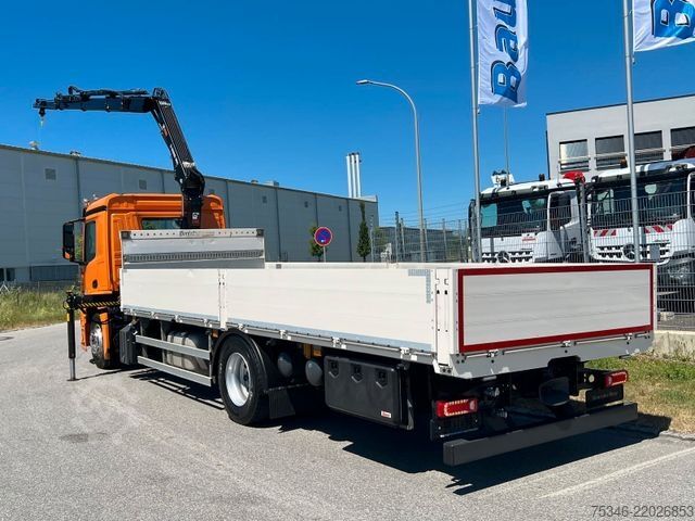 Lastbilmonteret kran MERCEDES-BENZ 1830LLPrit7,20m/KranHiabFunk/NL7,60to/20 tkm/Top