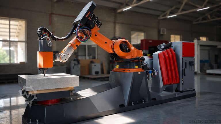 KUKA kőmegmunkáló gép Zeykan Robotics s.r.o KUKA KR240 RoboMill Collected