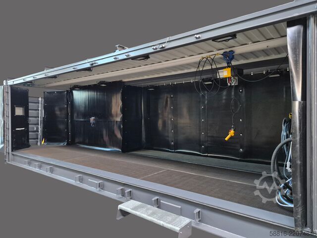 Instalação de jato de areia com 5 anos de garantia Oliver Fritz GmbH & Co. KG Strahlcontainer 40Fuß 9m Strahlraum