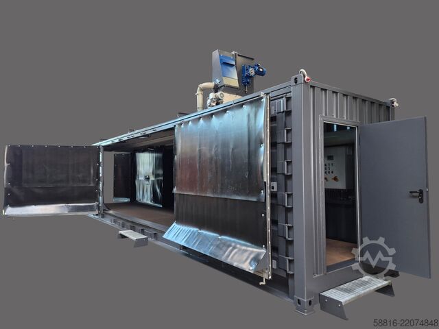 Instalação de jato de areia com 5 anos de garantia Oliver Fritz GmbH & Co. KG Strahlcontainer 40Fuß 9m Strahlraum