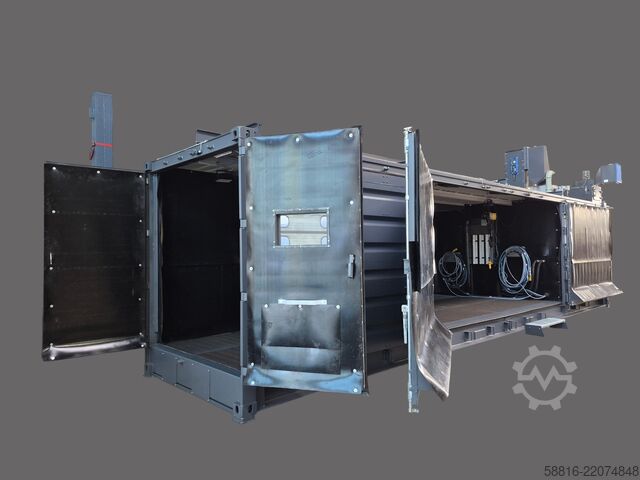Instalação de jato de areia com 5 anos de garantia Oliver Fritz GmbH & Co. KG Strahlcontainer 40Fuß 9m Strahlraum