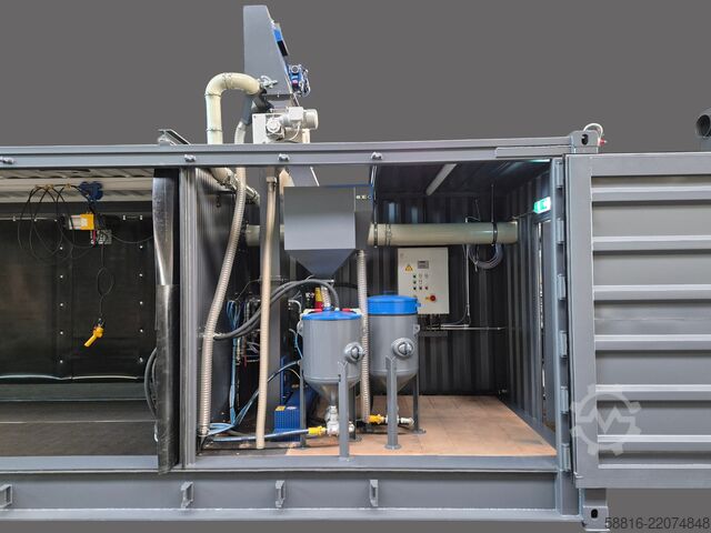 Instalação de jato de areia com 5 anos de garantia Oliver Fritz GmbH & Co. KG Strahlcontainer 40Fuß 9m Strahlraum