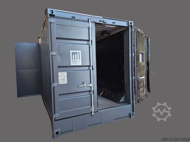 Instalação de jato de areia com 5 anos de garantia Oliver Fritz GmbH & Co. KG Strahlcontainer 40Fuß 9m Strahlraum
