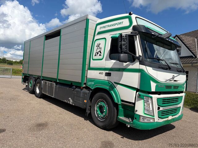 Перевезення великої рогатої худоби Volvo FM 410 Globetrotter 6x2*4 - Livestock - Euro 6 ...