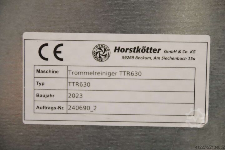 Postrojenje za prosijavanje, bubnjasto sito Horstkötter Trommelreiniger TTR630