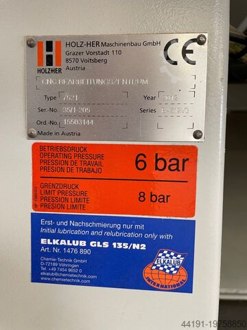Otomasyonlu CNC işleme merkezi Holz-Her Dynestic 7521